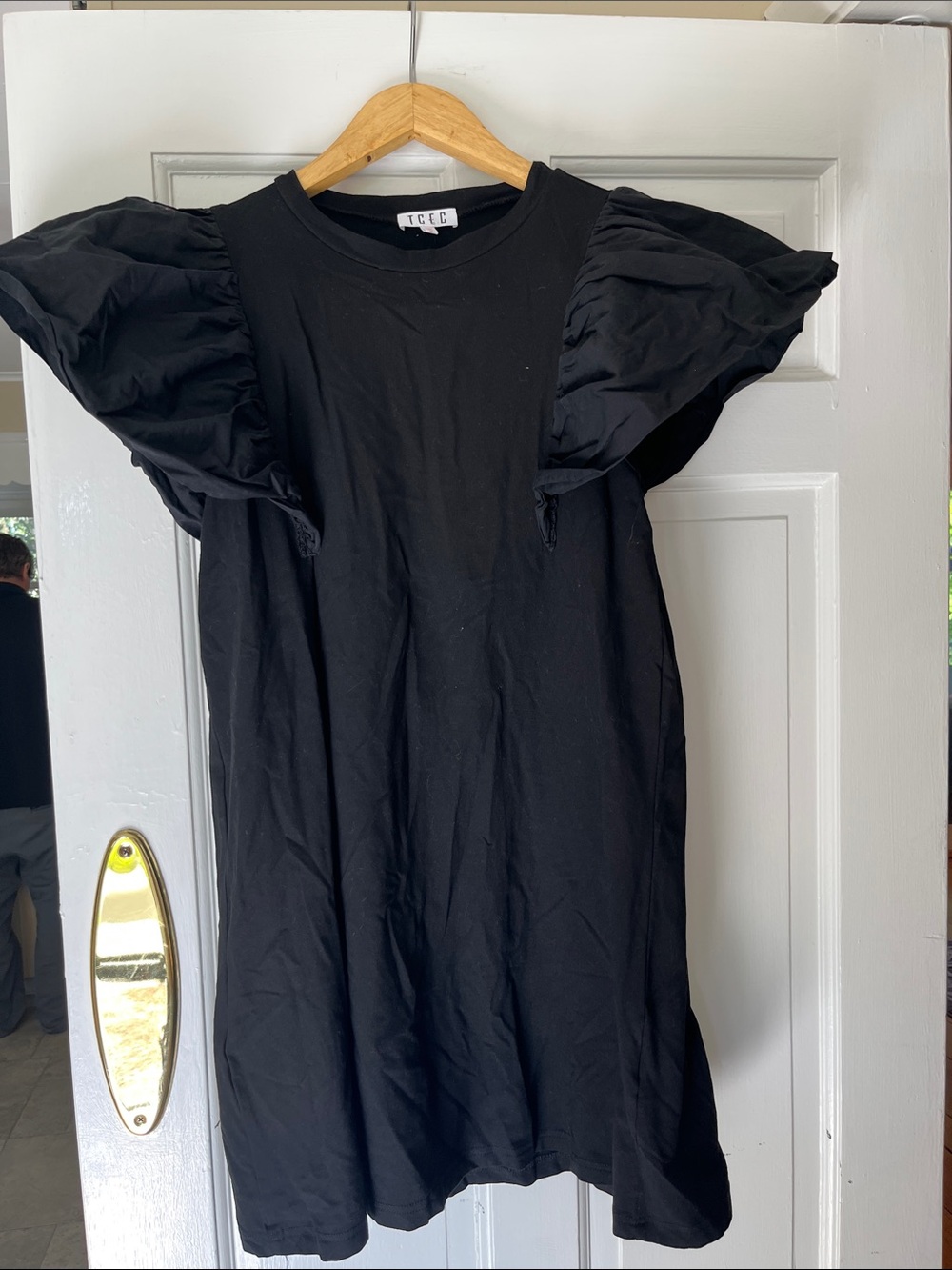 TCEC  Puff Sleeve Tee Dress